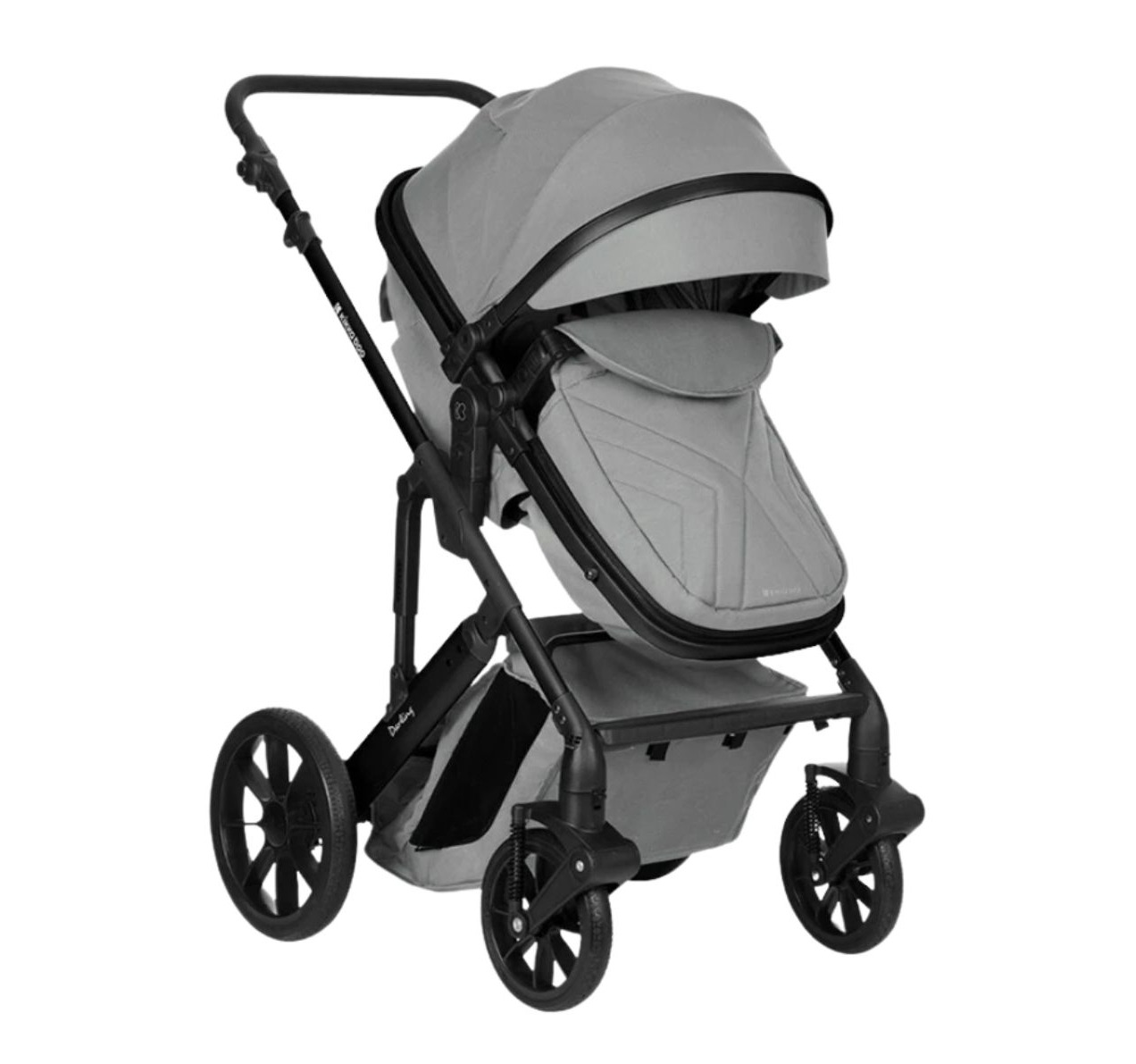 Kikka Boo Darling Premium kolica 2u1 siva-Happy kids
