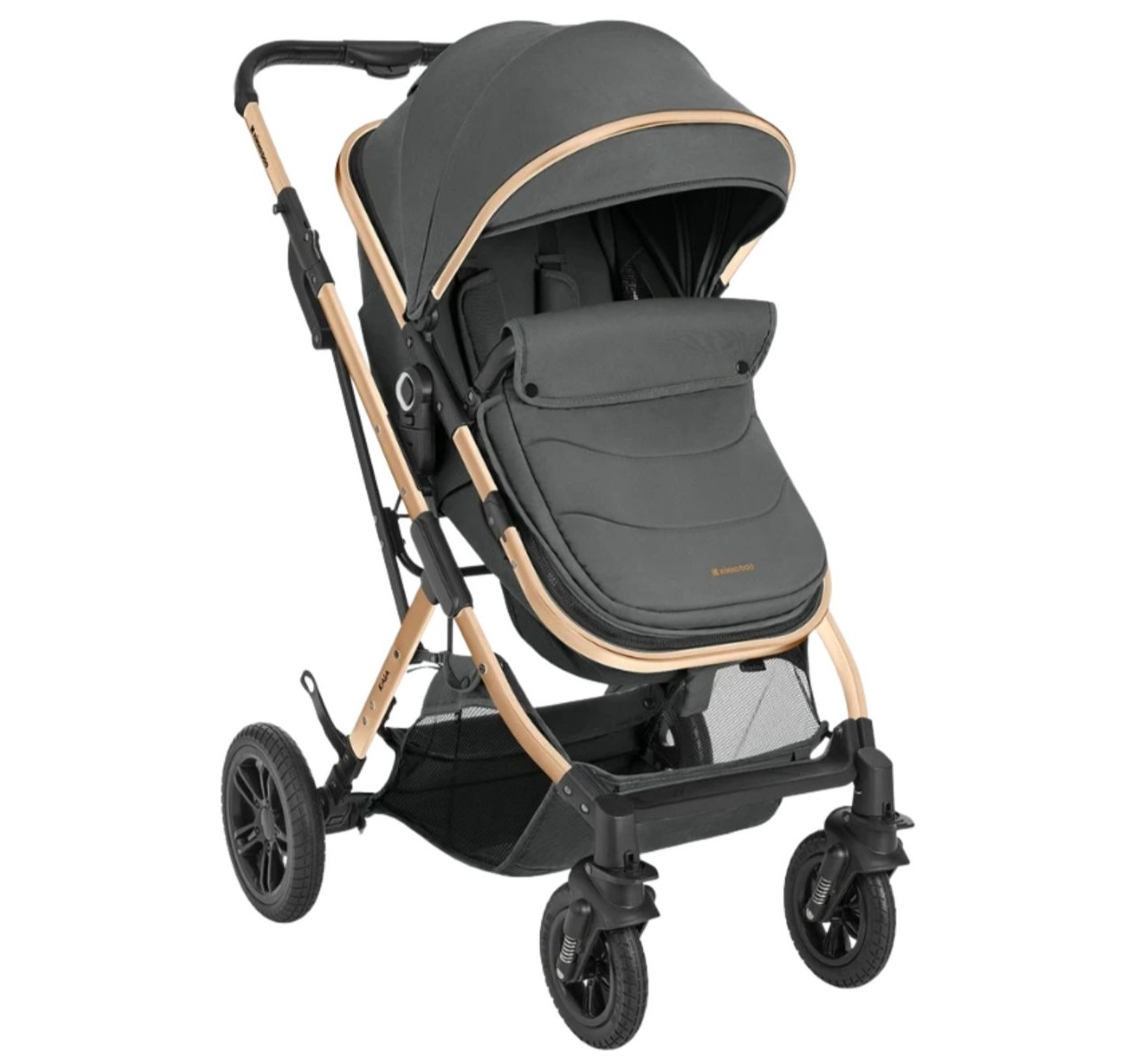 Kikka Boo Kaia kolica za bebe 2u1 Dark grey