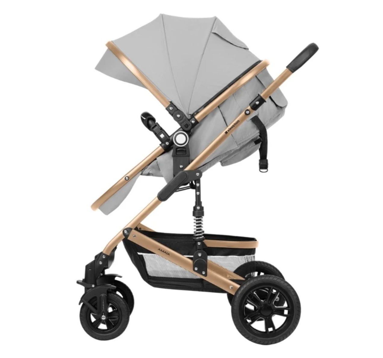 Kikka Boo Amaia Premium kolica 2u1 do 22 kg svetlo siva-Happy kids