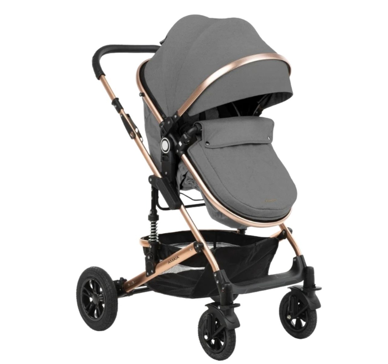 Kikka Boo Amaia Premium kolica za bebe 2u1 do 22kg Dark grey