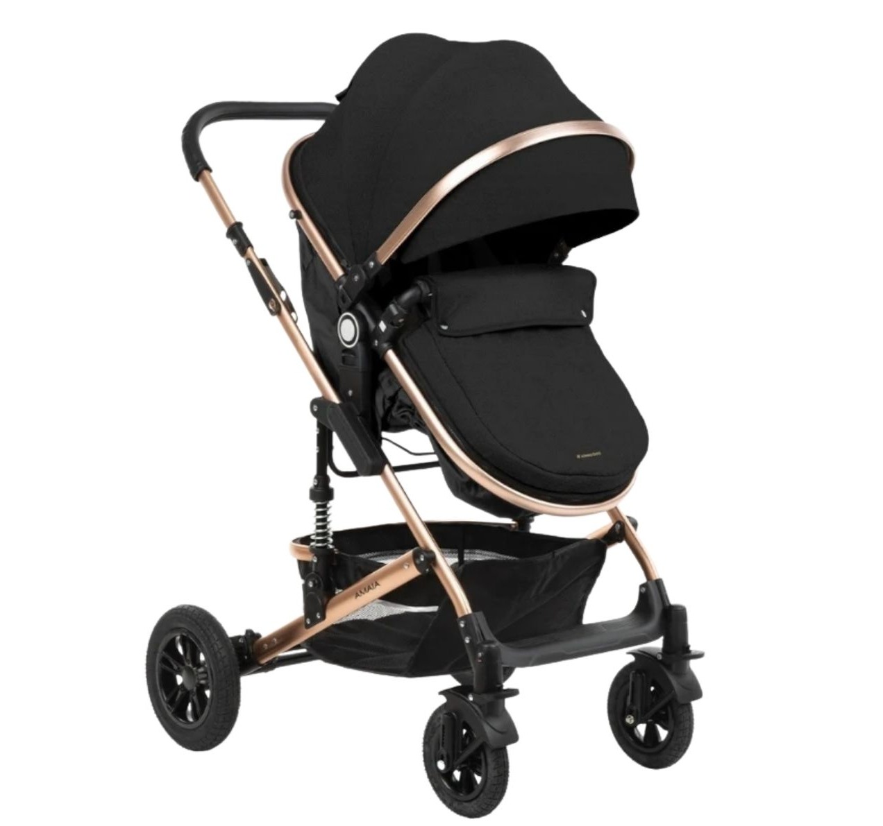 Kikka Boo Amaia Premium kolica 2u1 Black-Happy kids