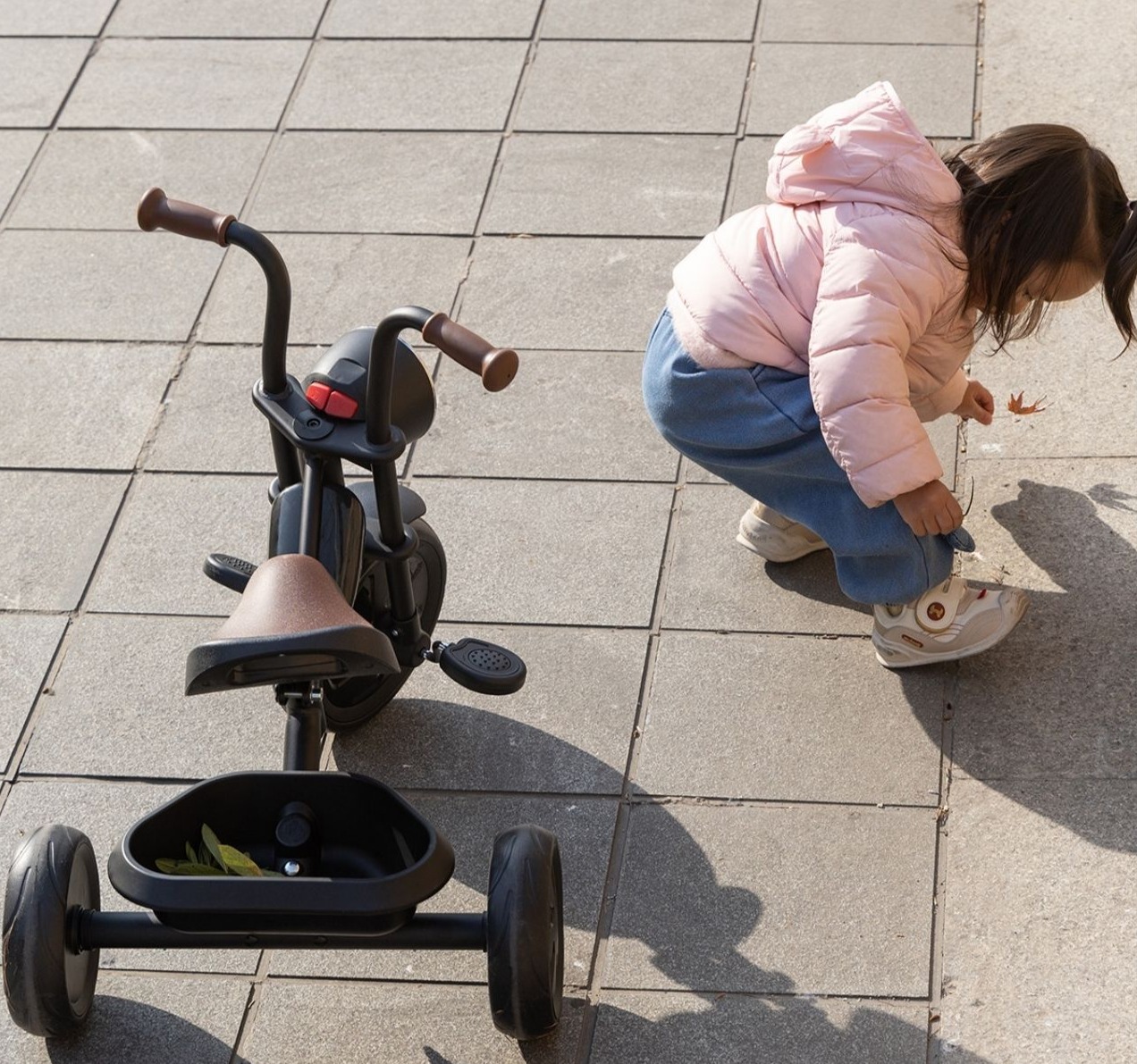 Qplay Triduro tricikl za decu crni-Happy kids