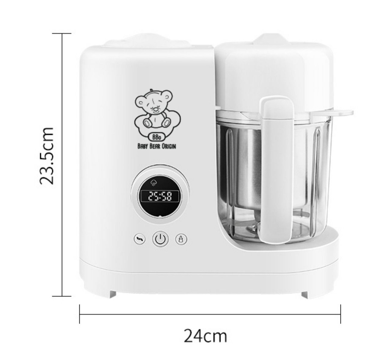 blender sa grejacem LM-FS502 dimenzije-Happy kids