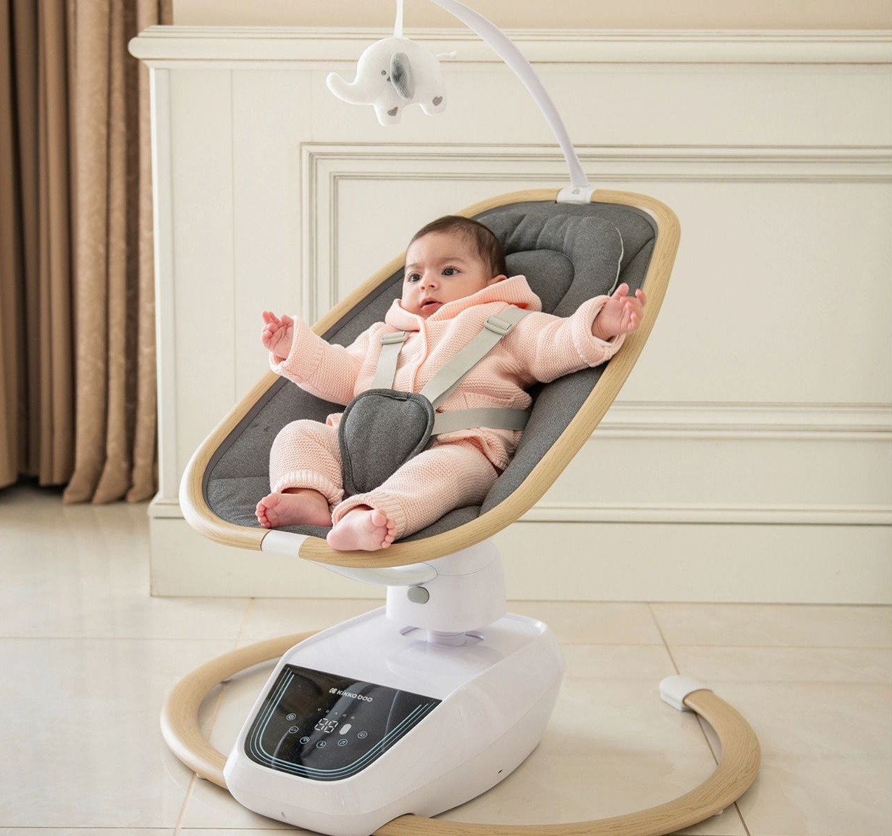 Bee Moowe elektricna ljuljaska sa daljinskim upravljacem-Happy kids