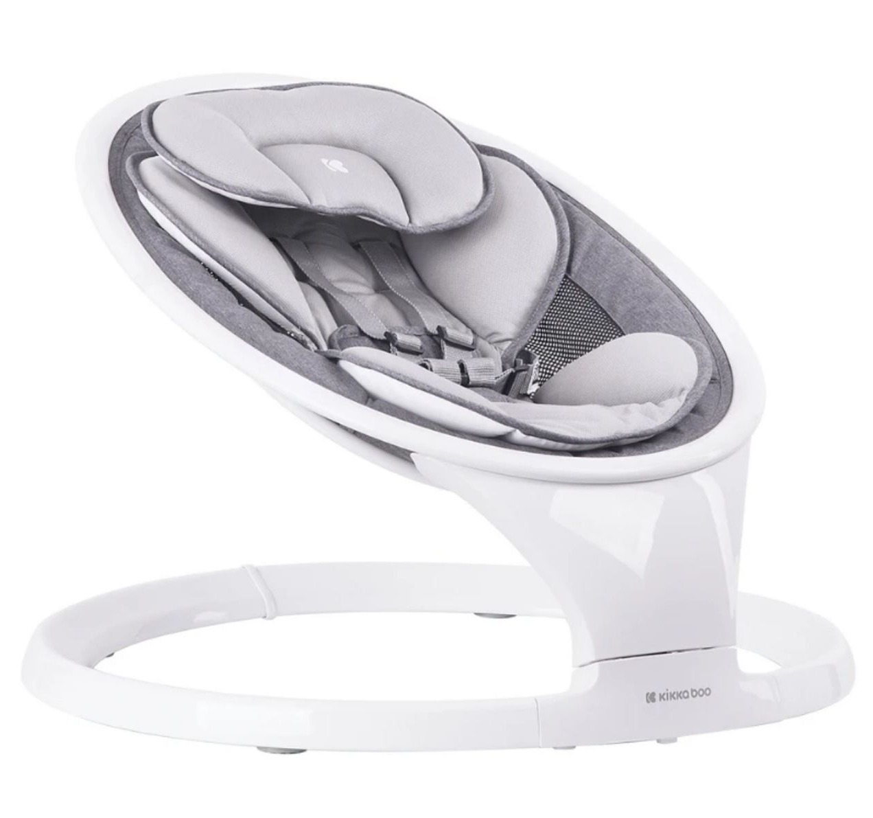 Kikka Boo Cuddle me električna ljuljaška sa daljinskim upravljačem Light Grey