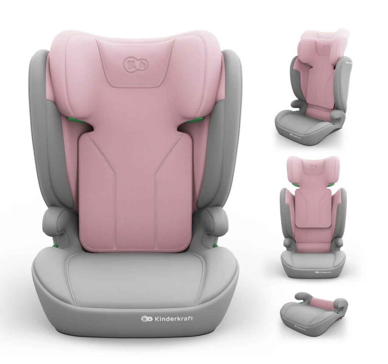 Kinderkraft i-Spark 2 Plus auto sedište za decu i-Size 100-150cm  Pink