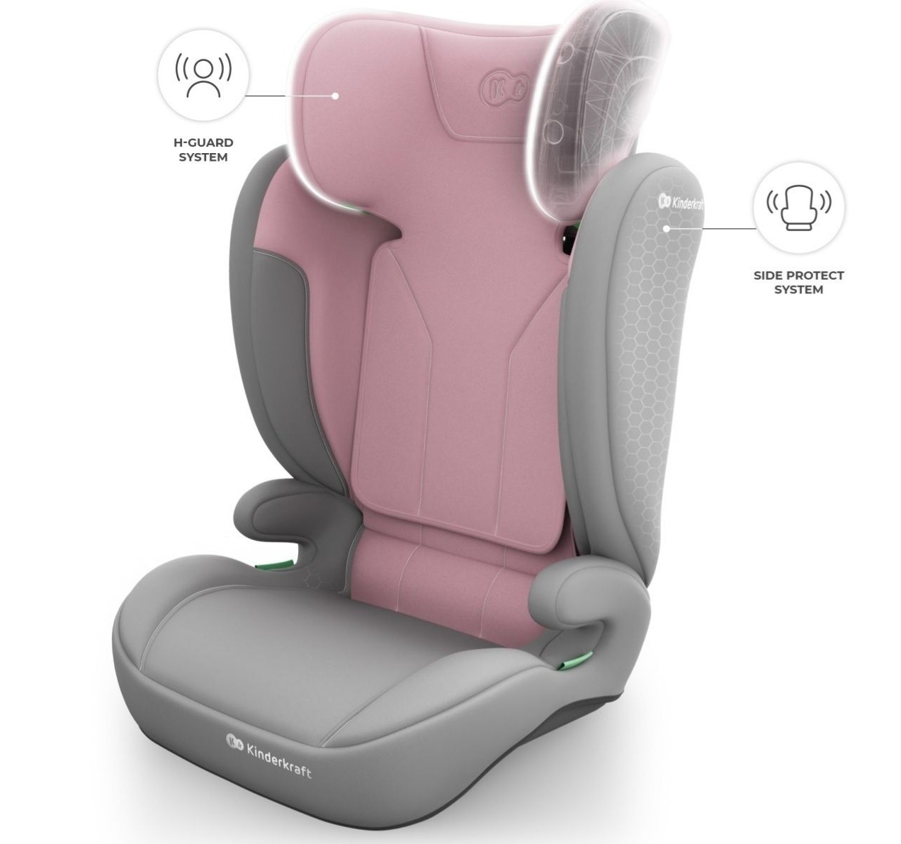 Kinderkraft Spark 2 plus auto sediste sa i size naslonom