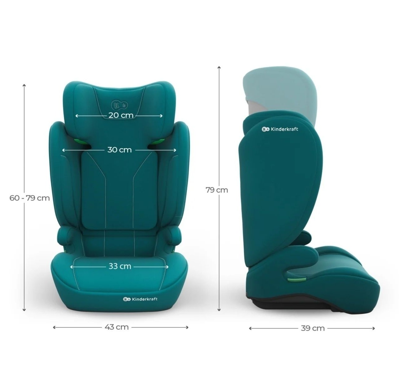 Kinderkraft i-Spark 2 Plus auto sedište za decu i-Size 100-150cm