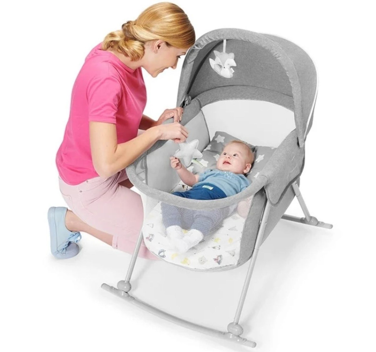 Kinderkraft prenosivi krevetac7kolevka za bebe do 9kg