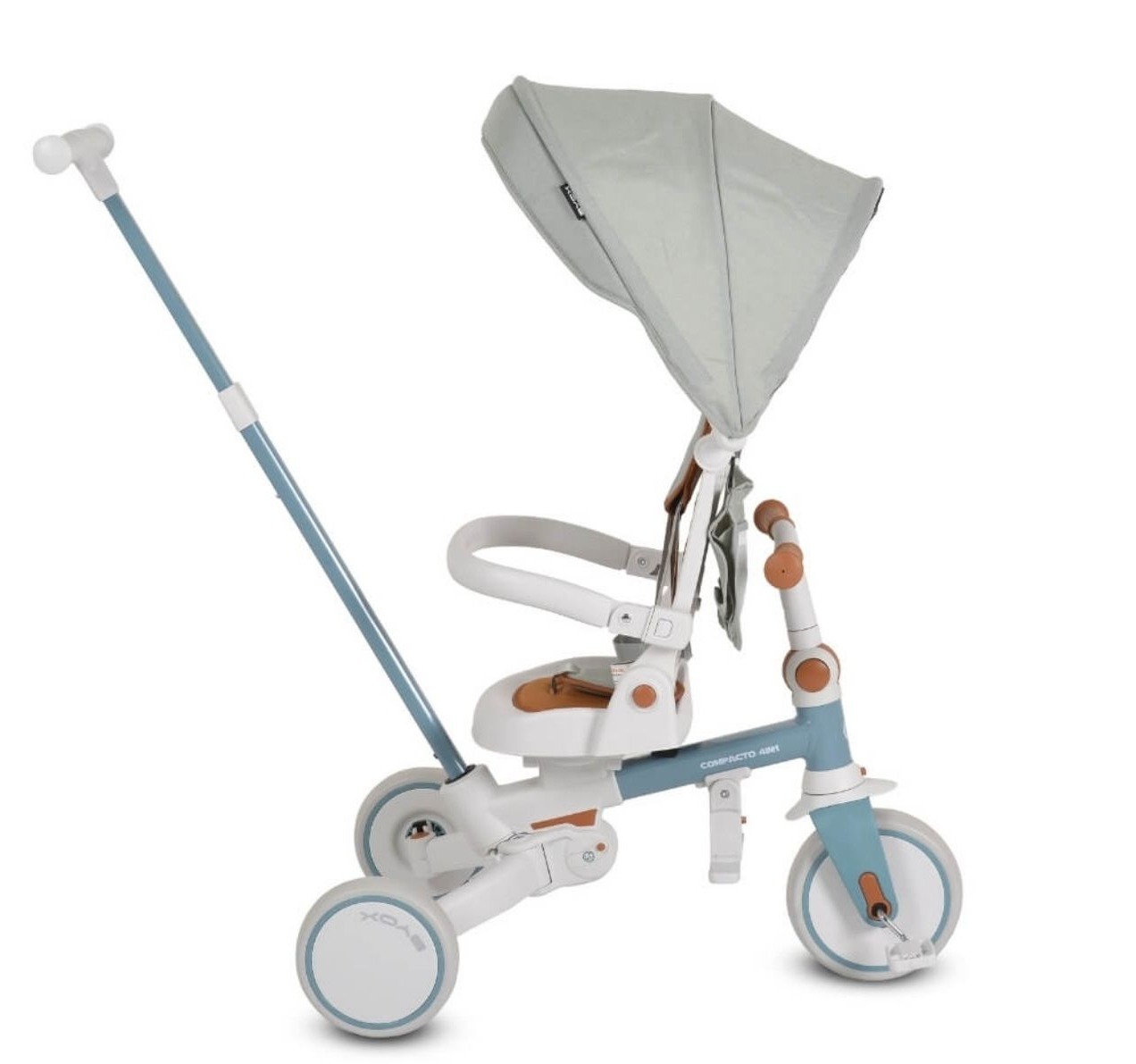 Byox tricikl Compacto 4u1 sa rotacijom sedista-Happy kids