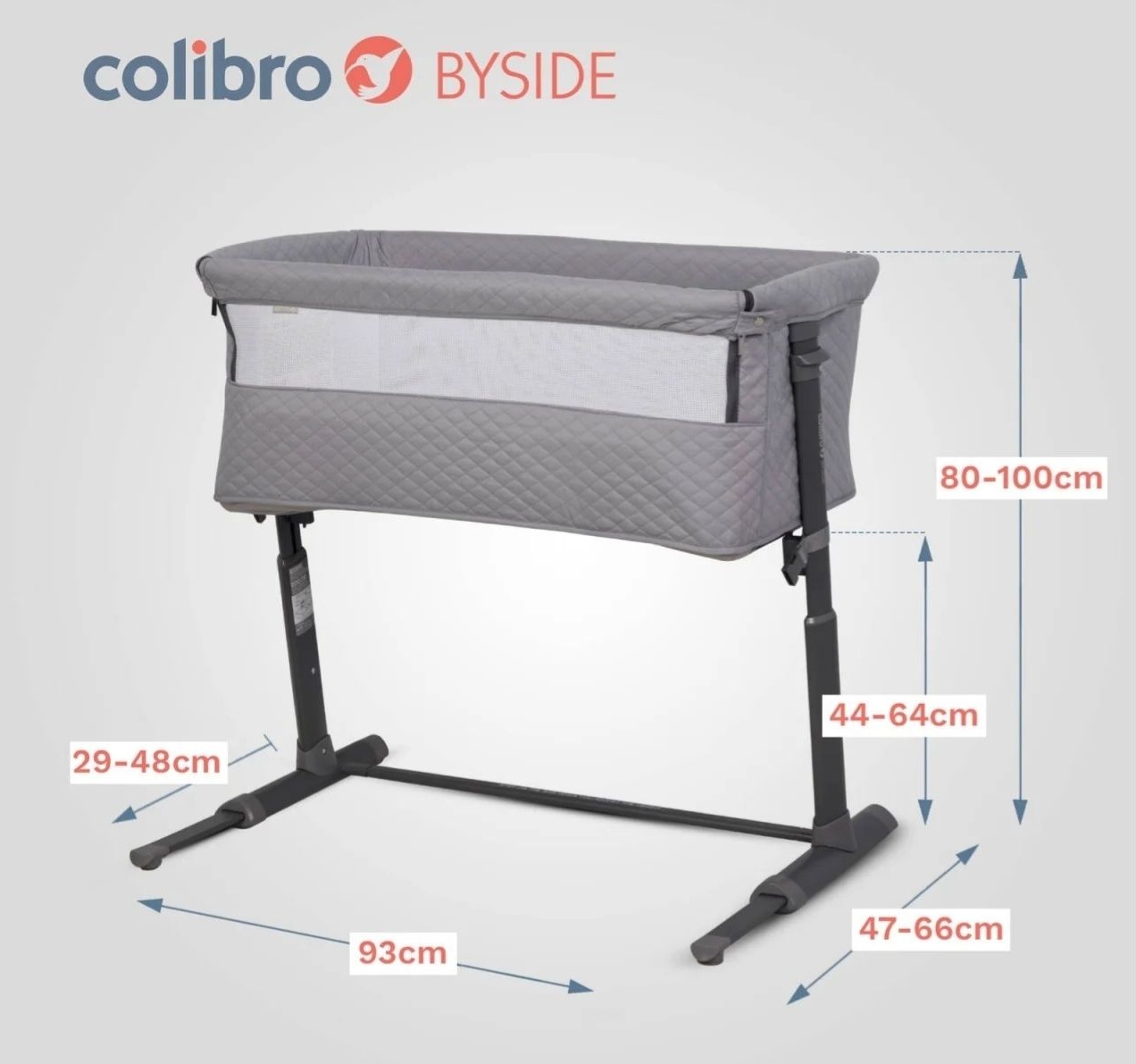 Colibro kolevka Byside za bebe do 9kg