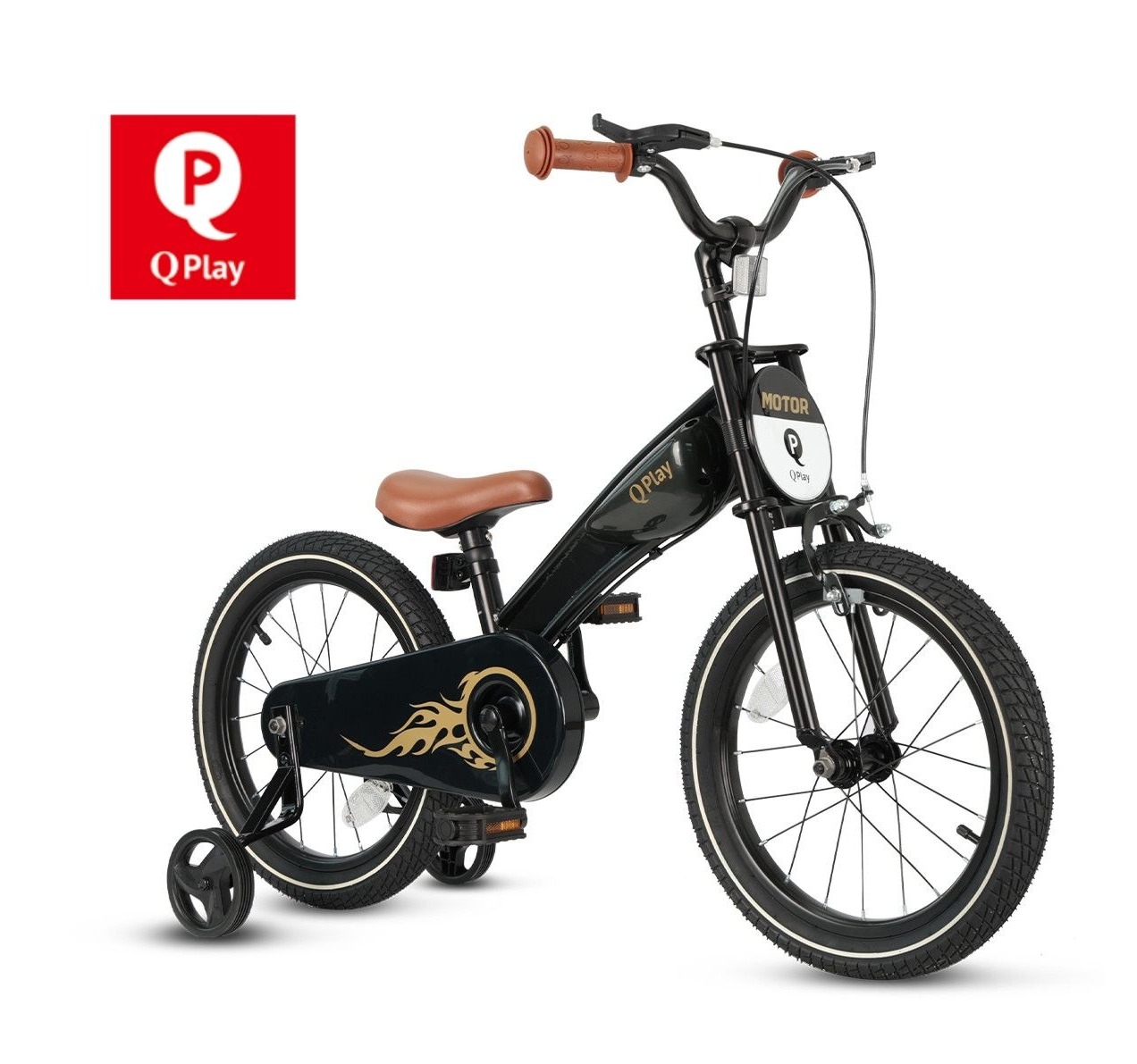 QPlay bicikl motor za decu 3u1 Black