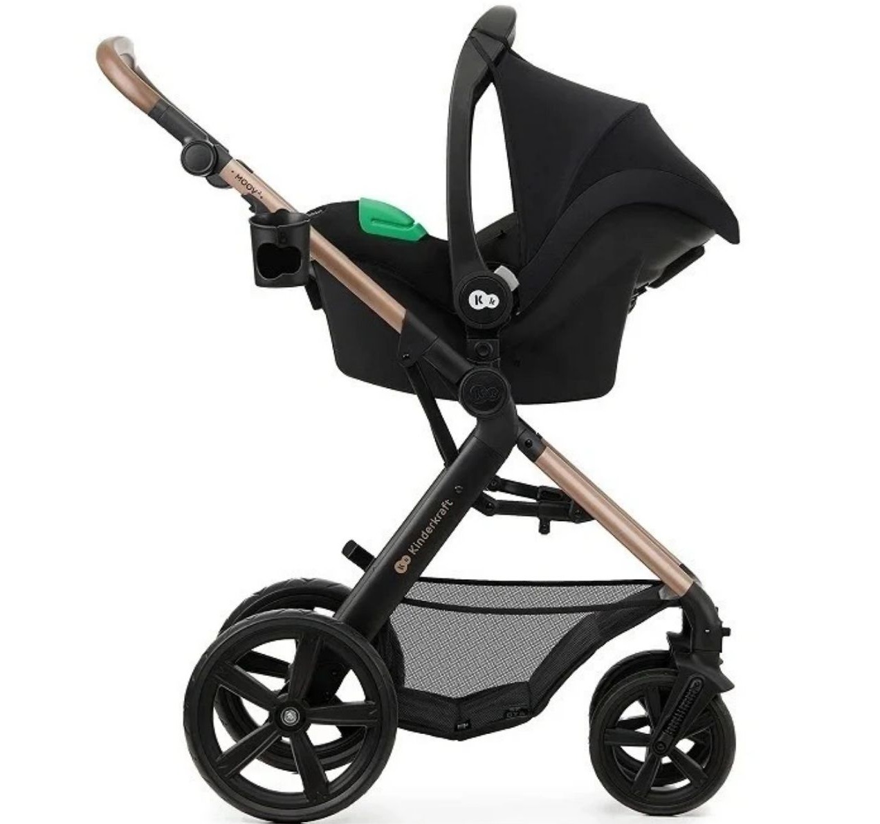 Moov 2 kolica za bebe 3u1 sa auto sedistem-Happy kids