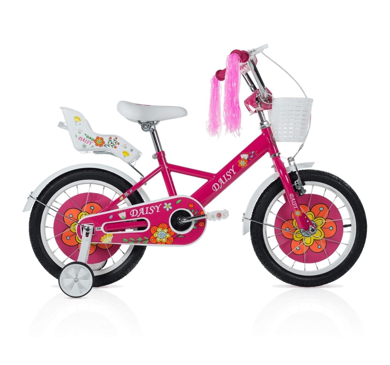 Dečiji bicikl Daisy 16" od 3-5 god Roze