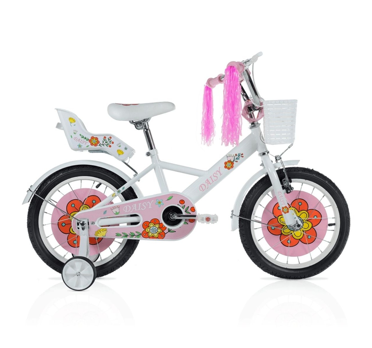 Dečiji bicikl Daisy 16" od 3-5 god Beli