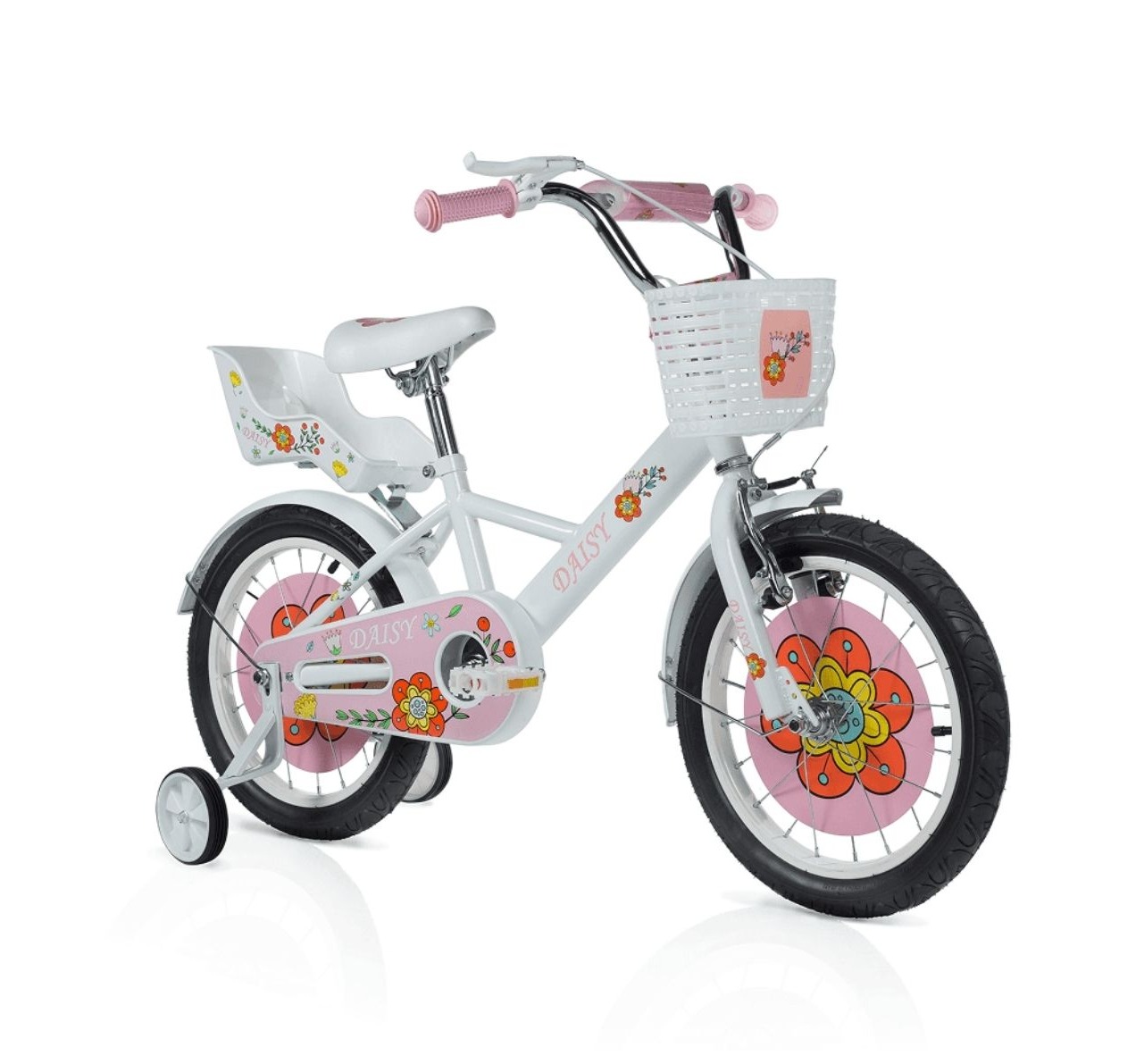 bicikl za devojcice od 3-5 god sa pomocnim tockovima-Happy kids
