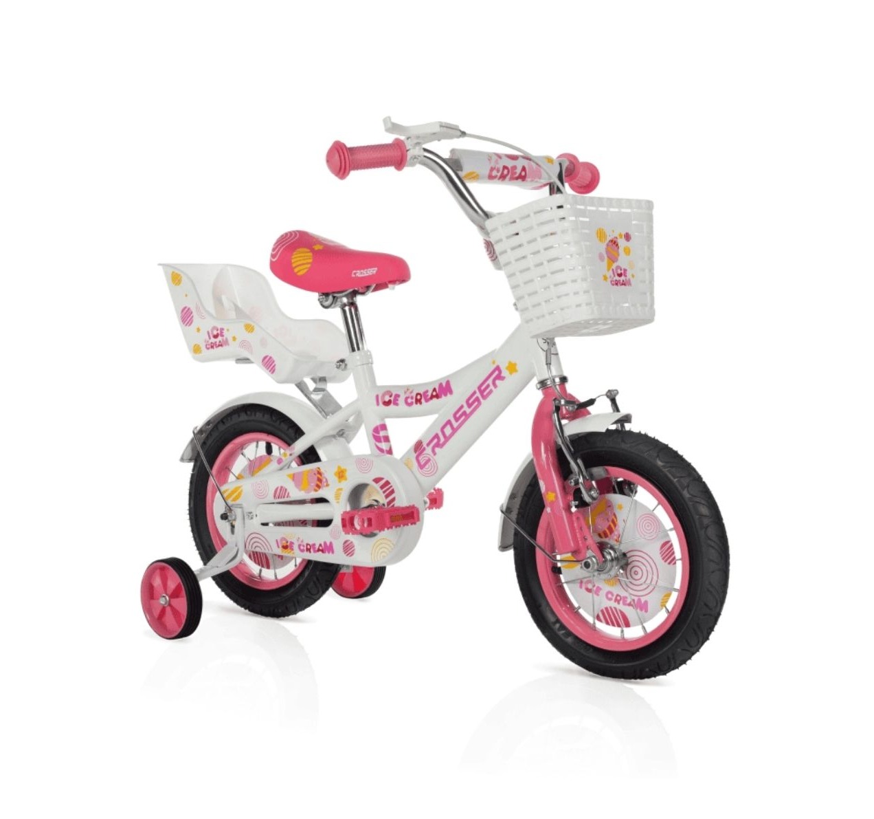 bicikl za devojcice od 2-4 god Beli-Happy kids