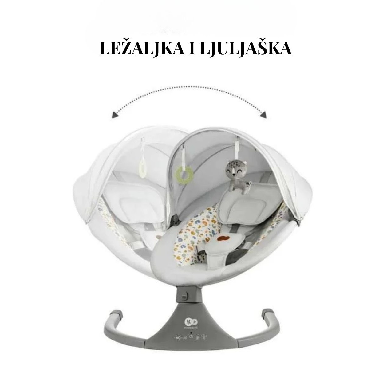 Lumi 2 elektricna ljuljaska za bebe-Happy kids