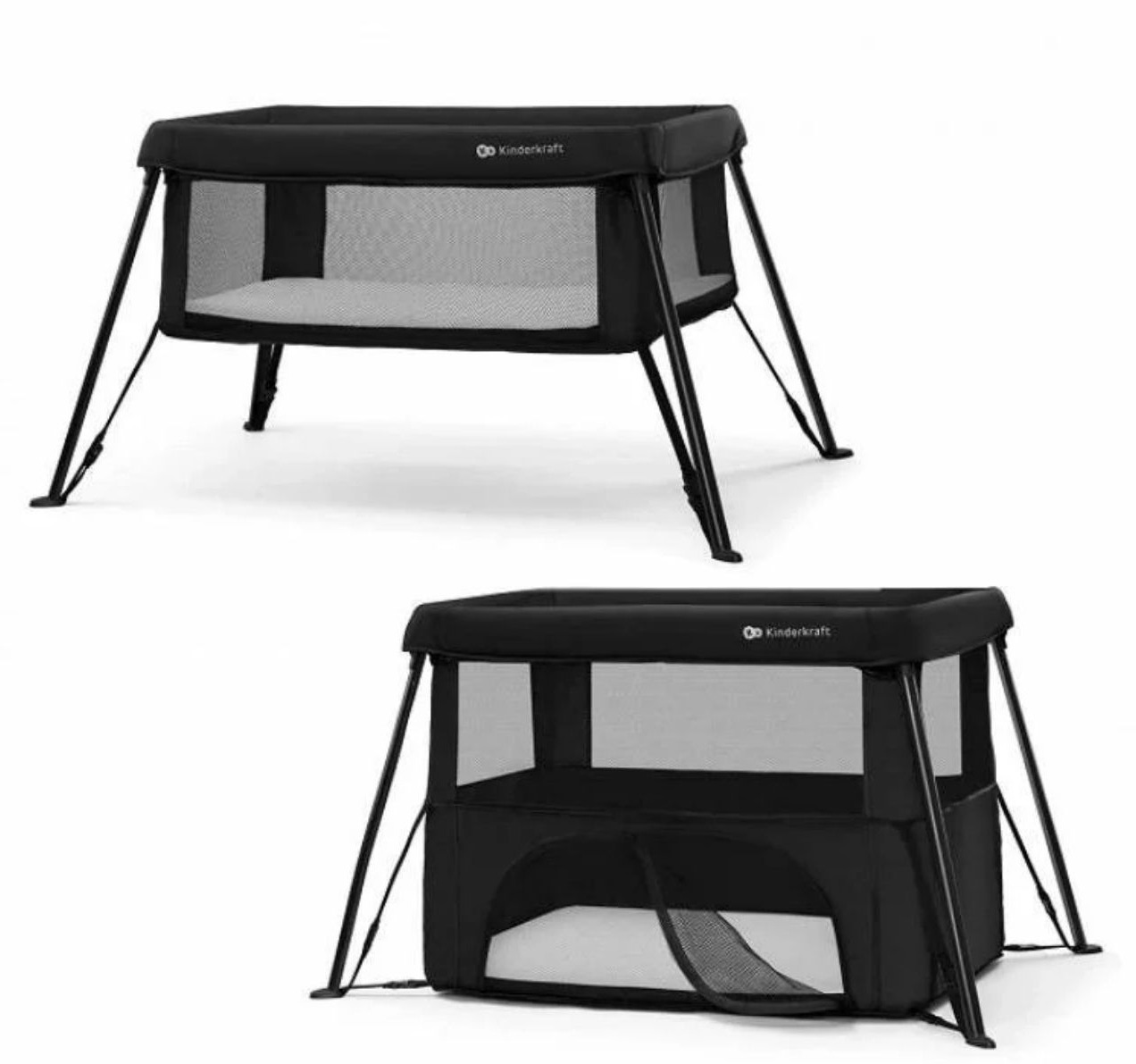 Kinderkraft Cami 3u1 prenosivi krevetac Black