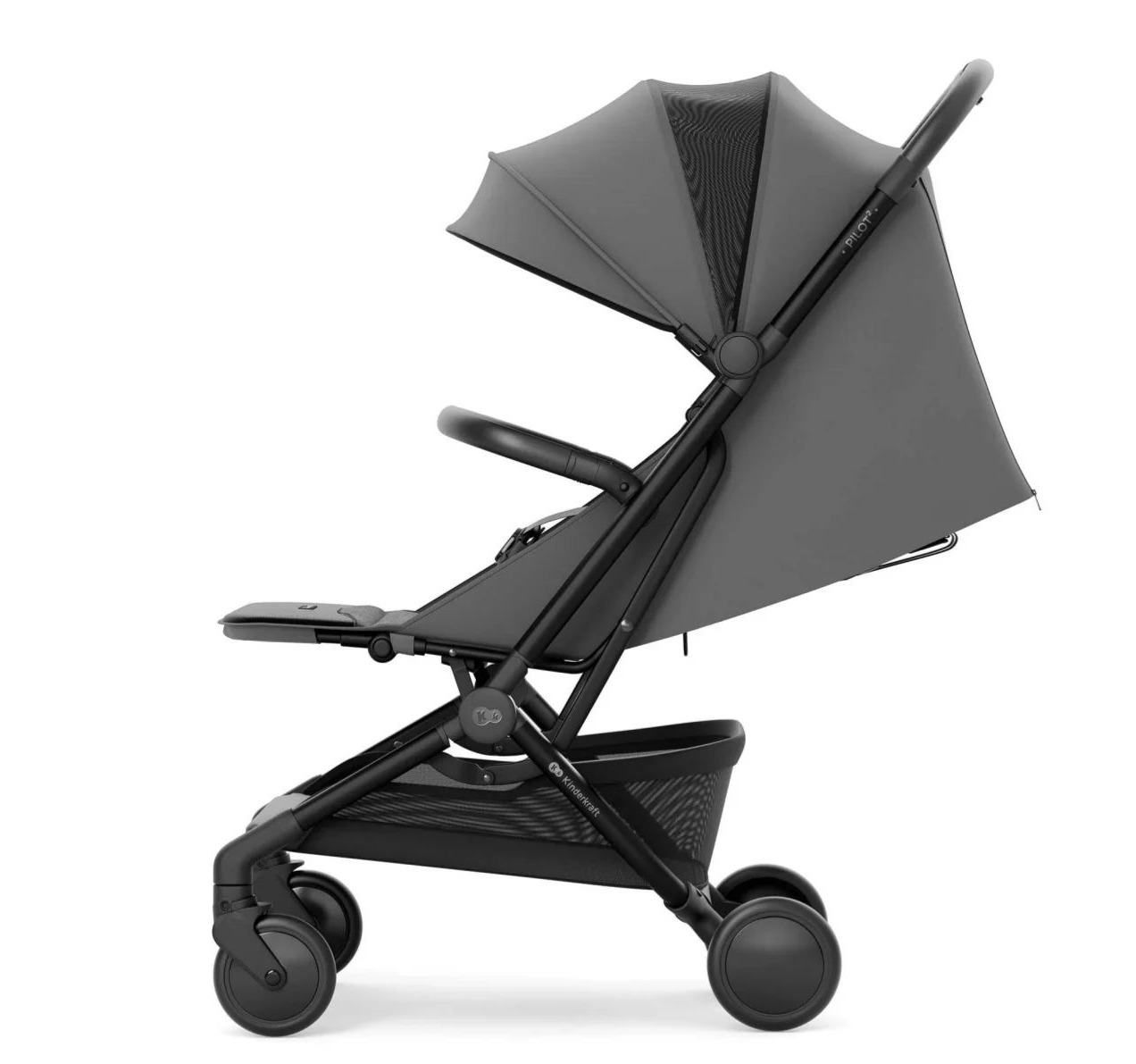 Kinderkraft Pilot 2 kolica za bebe do 22kg Platinum Grey-sa polozajima