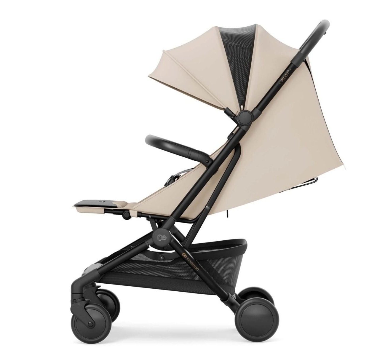 Kinderkraft Pilot 2 kolica za bebe do 22kg Soft Beige sa polozajima