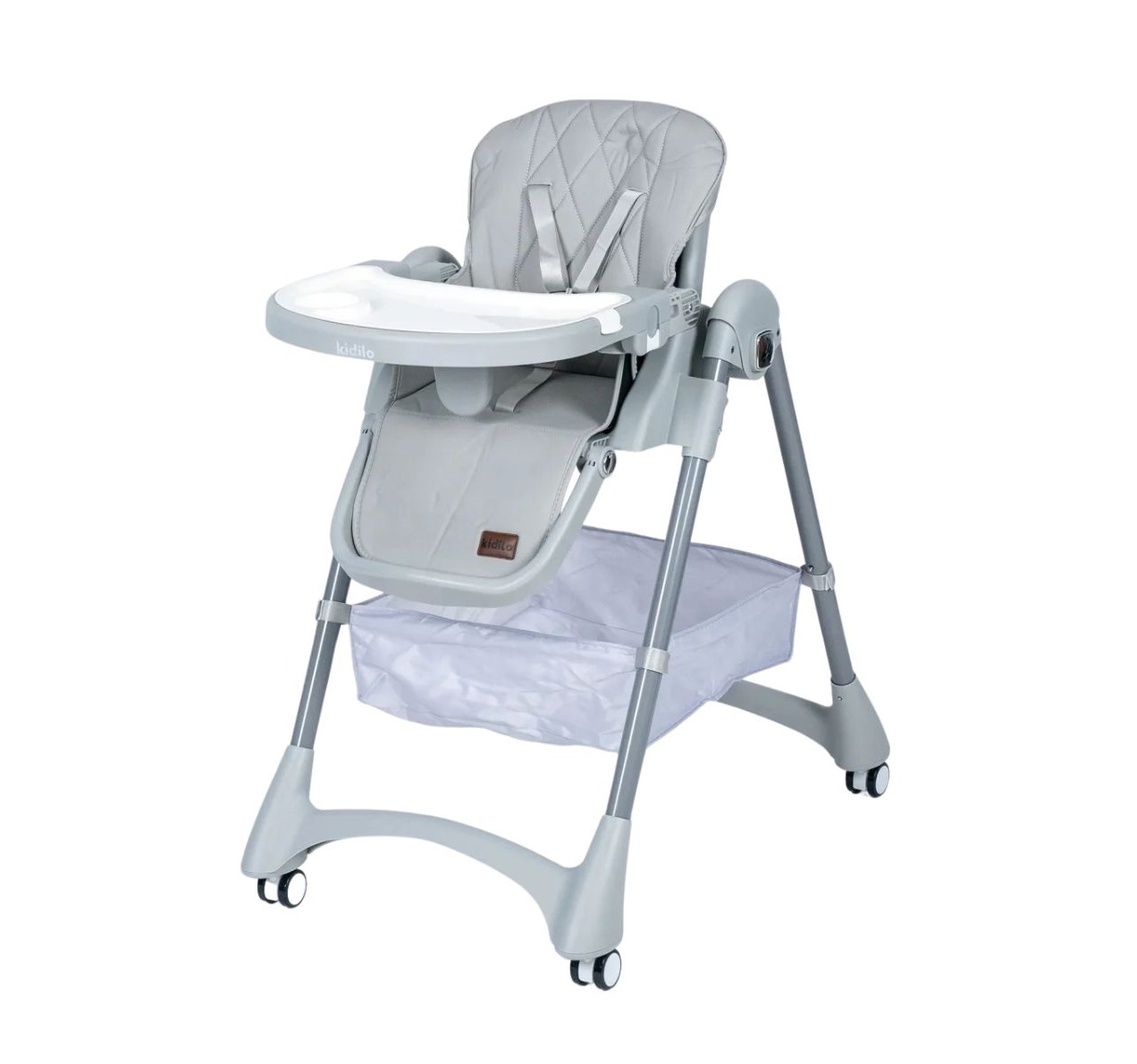 Kidilo KD3-3 2u1 ljuljaška/hranilica za bebe Grey