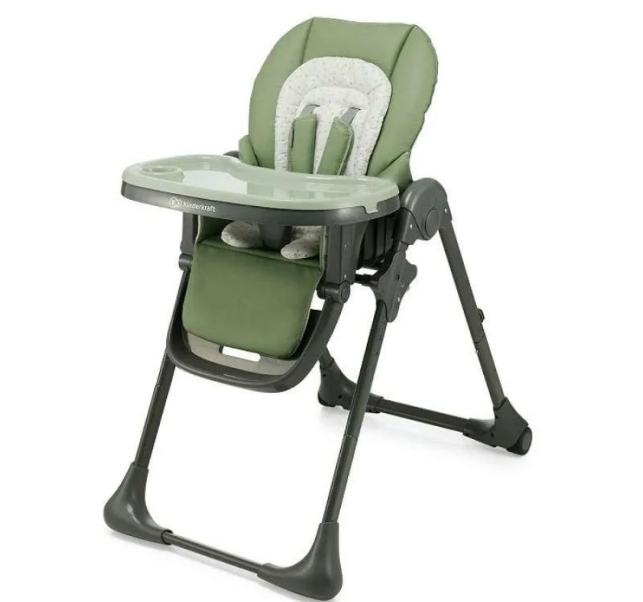 Kinderkraft Tummie ljuljaška/hranilica za bebe Green-Happy kids