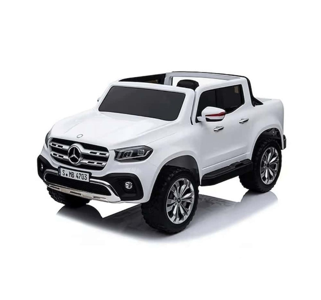 Licencirani Mercedes-Benz X Class 4x4 dvosed Beli-Happy kids