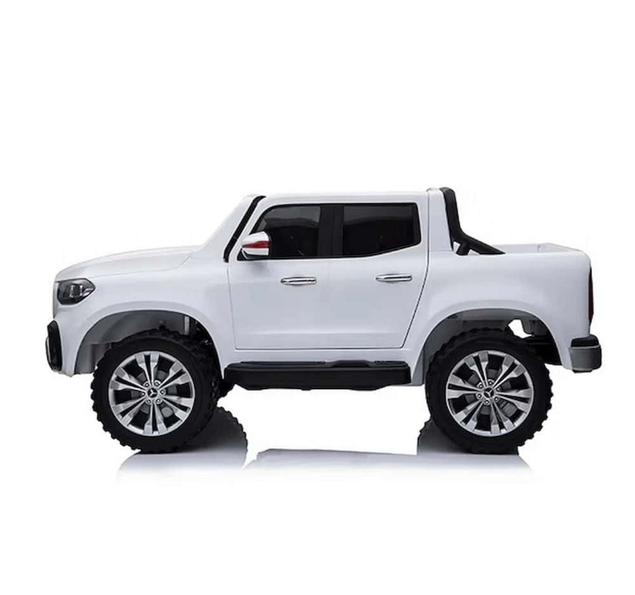 Licencirani Mercedes-Benz X Class 4x4 dvosed Beli sa bocne strane-Happy kids