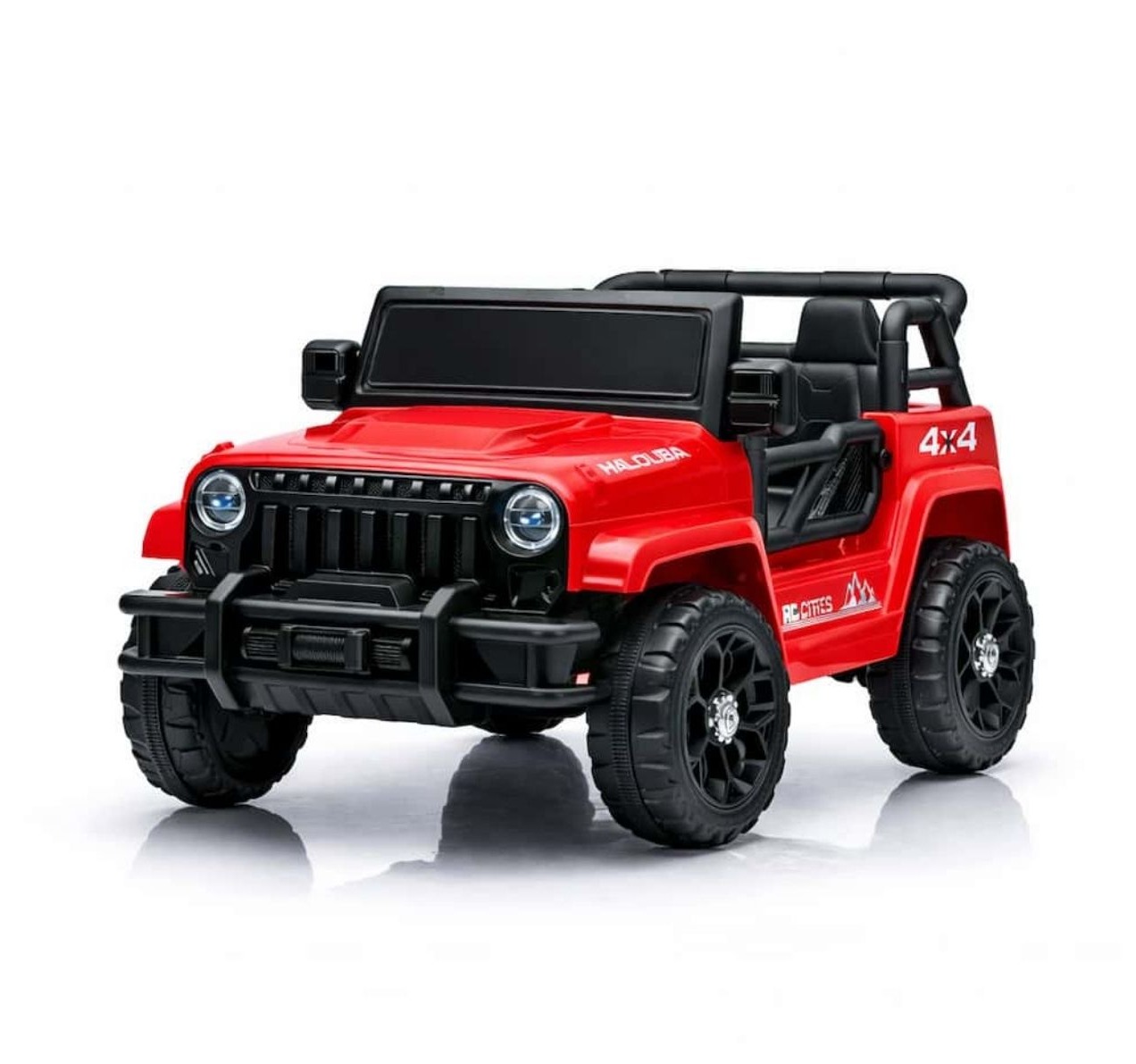 Džip za decu Wrangler Mini (6V) Crveni-Happy kids