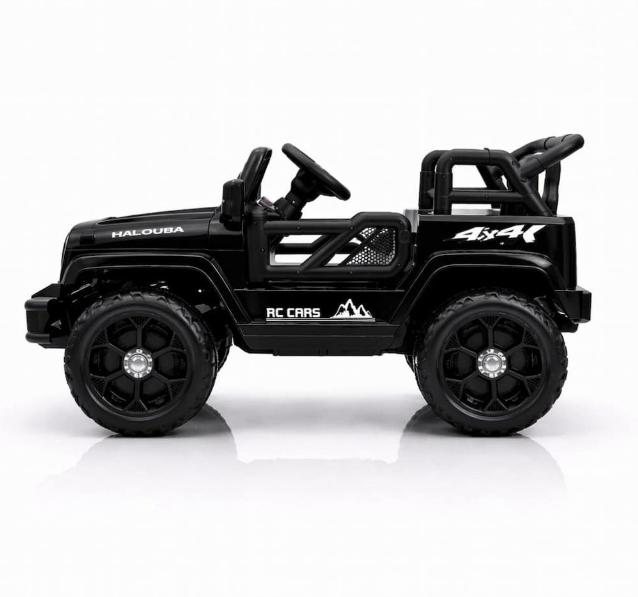 Džip za decu Wrangler Mini 6V Crni bocno