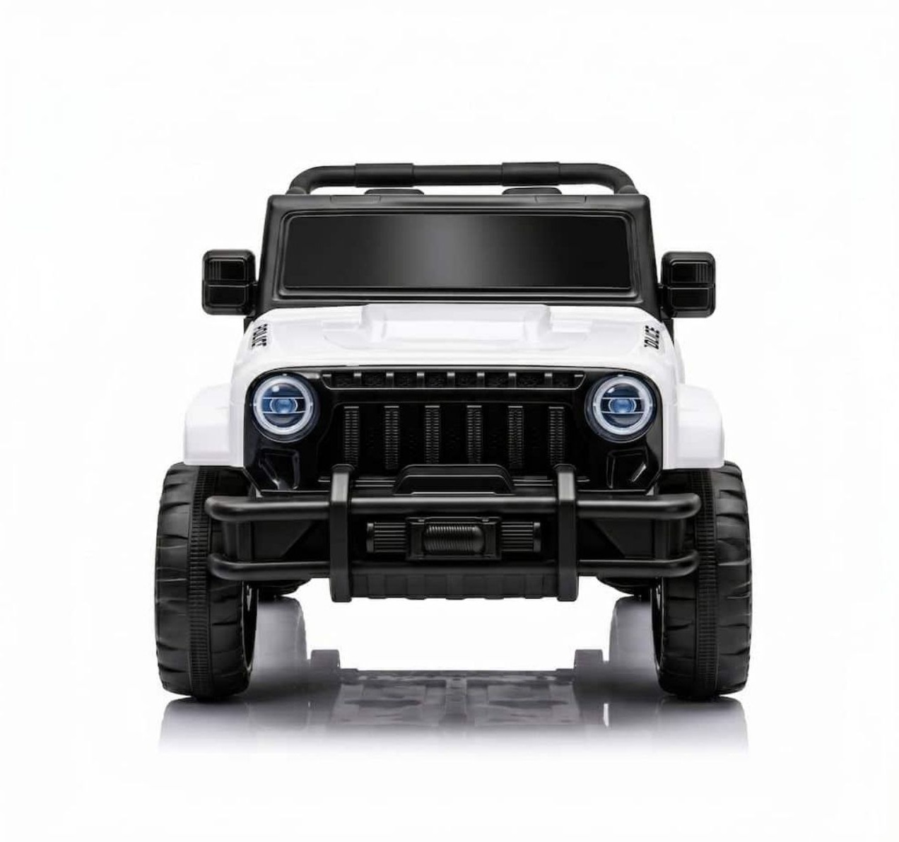 Džip za decu Wrangler Mini 6v Beli prednji tockovi