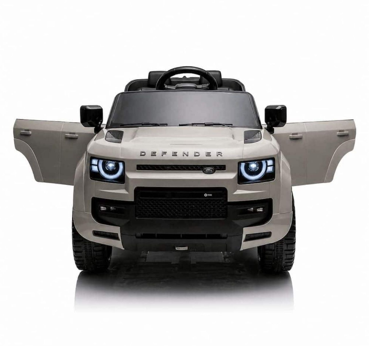 Auto za decu Licencirani Land Rower Defender OCTA 12V dvosed Sivi sa otvaranjem vrata