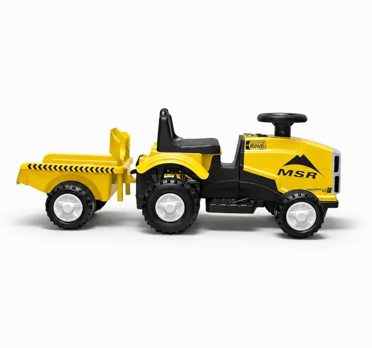 Traktor za decu Mini Farmer sa prikolicom 6v Žuti