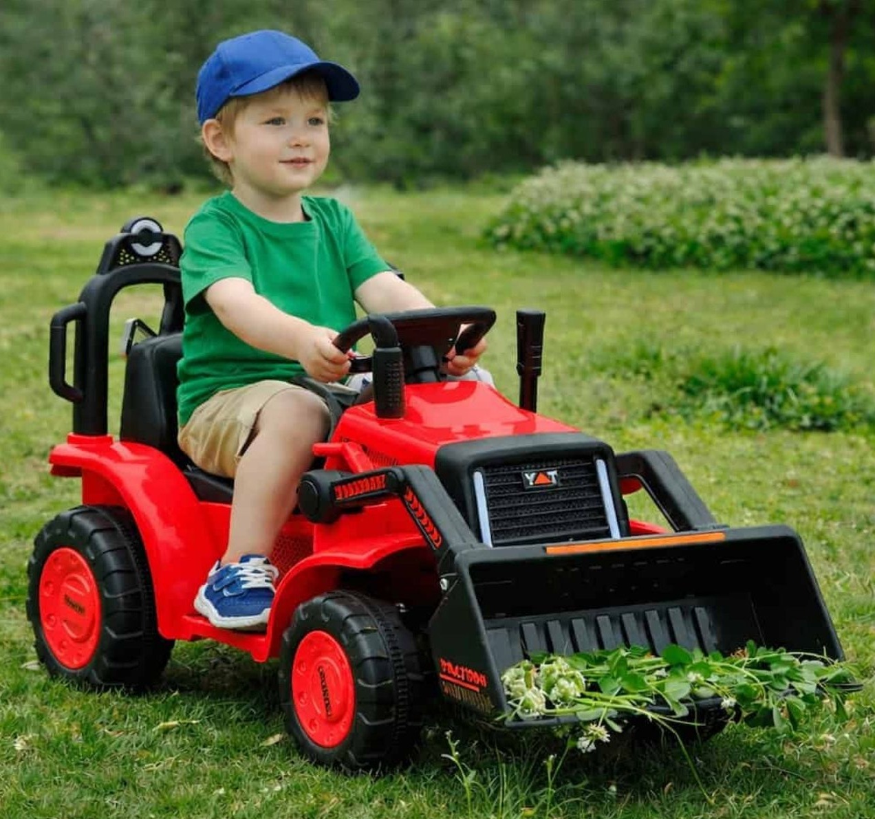 Bager za decu Power Excavator 6v Crveni-Happy kids