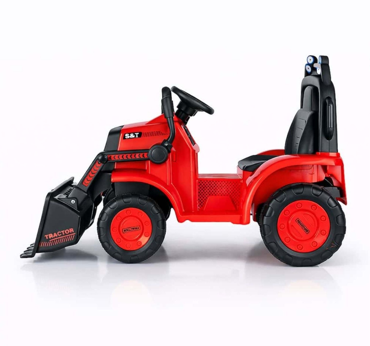 Bager za decu Power Excavator 6v Crveni bocno