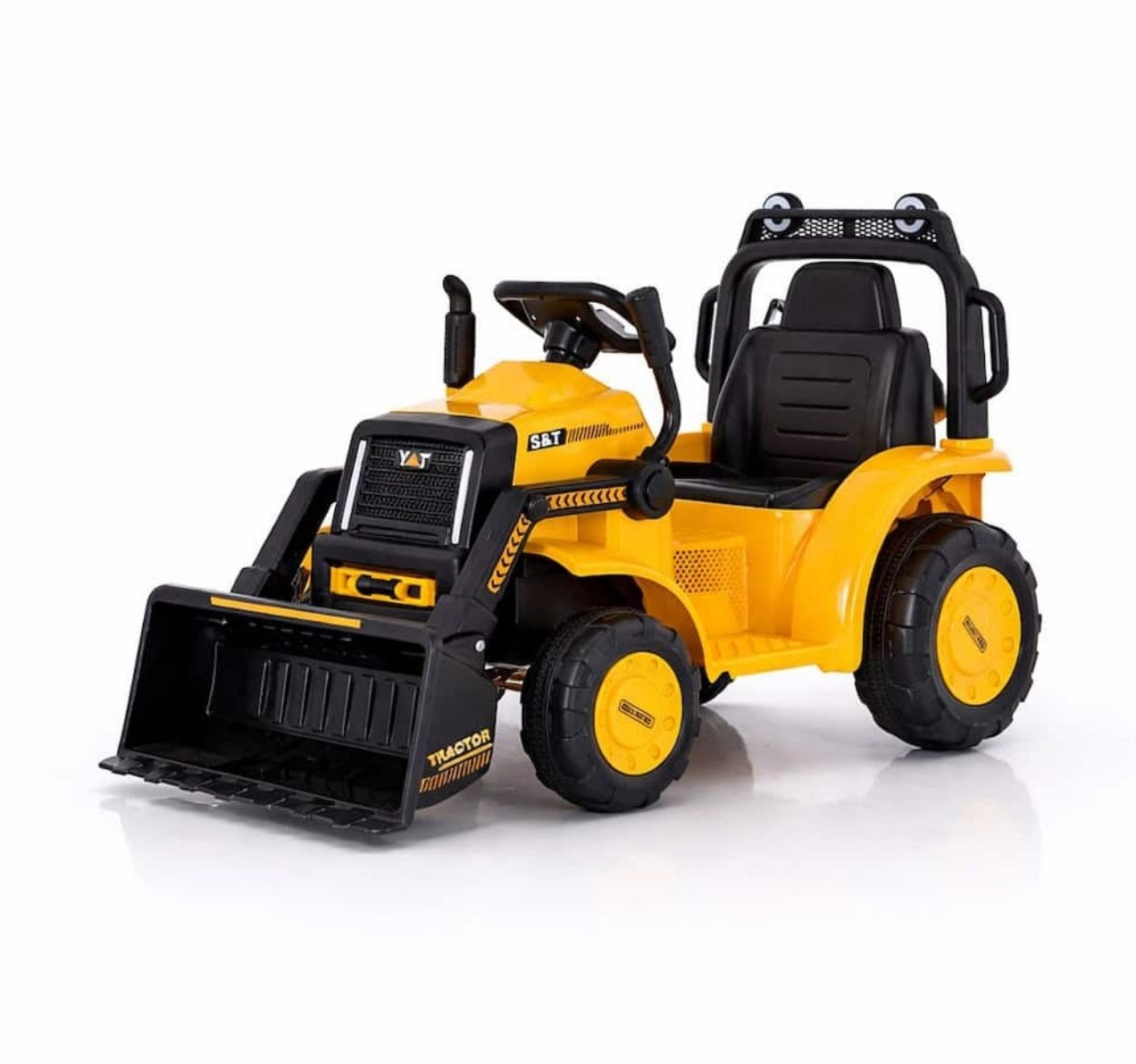 Bager za decu Power Excavator 6V Žuti-Happy kids