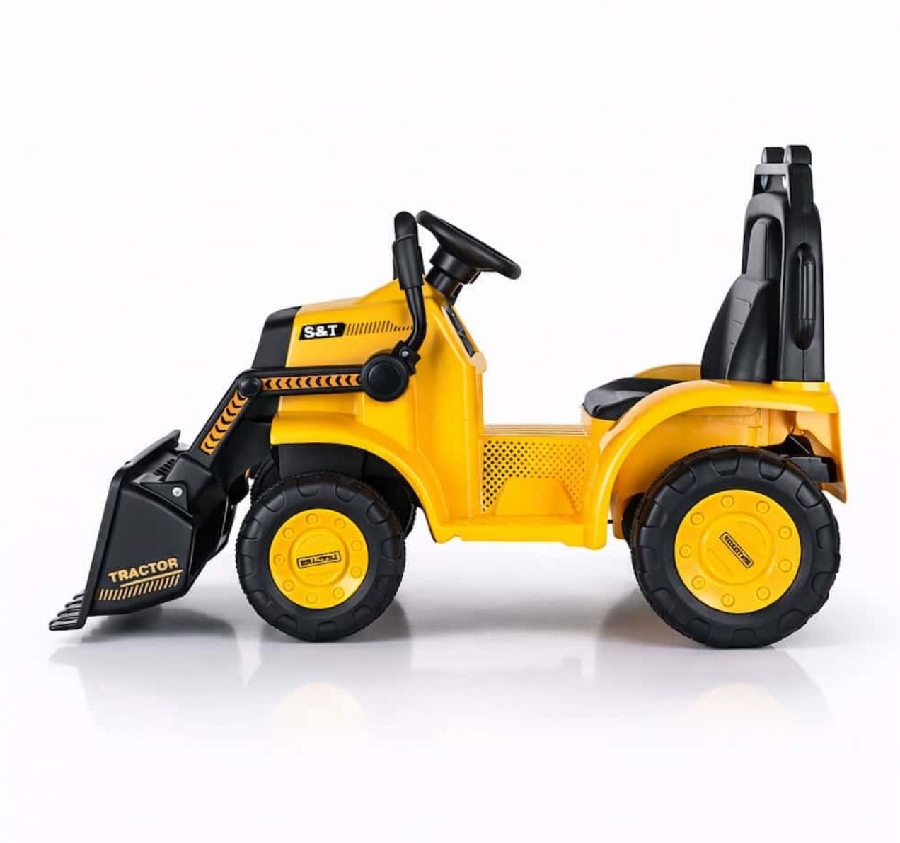 Bager za decu Power Excavator 6V Žuti bocno