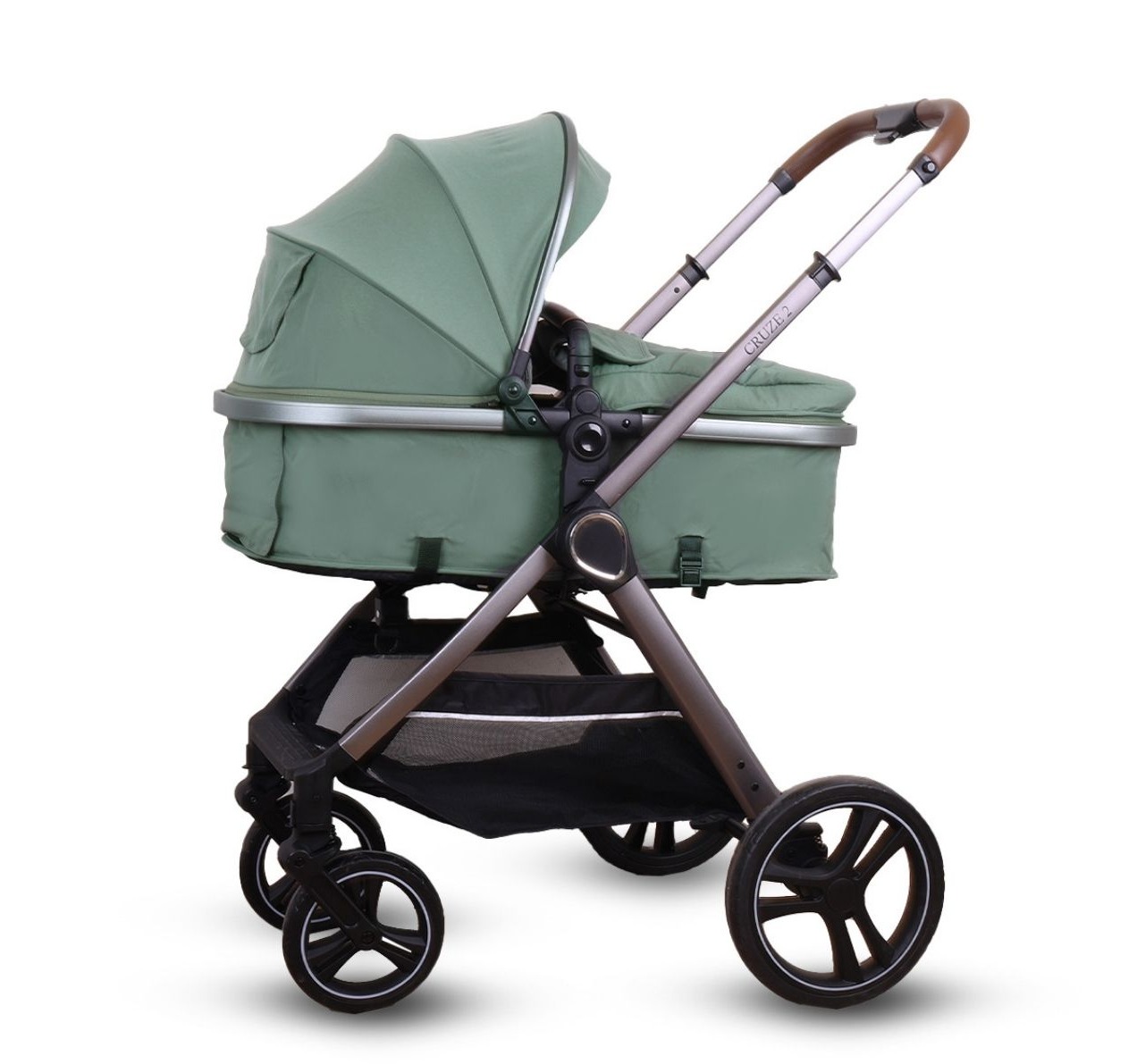Jungle Cruze  Multy 2u1 kolica za bebe Zelena sa korpom