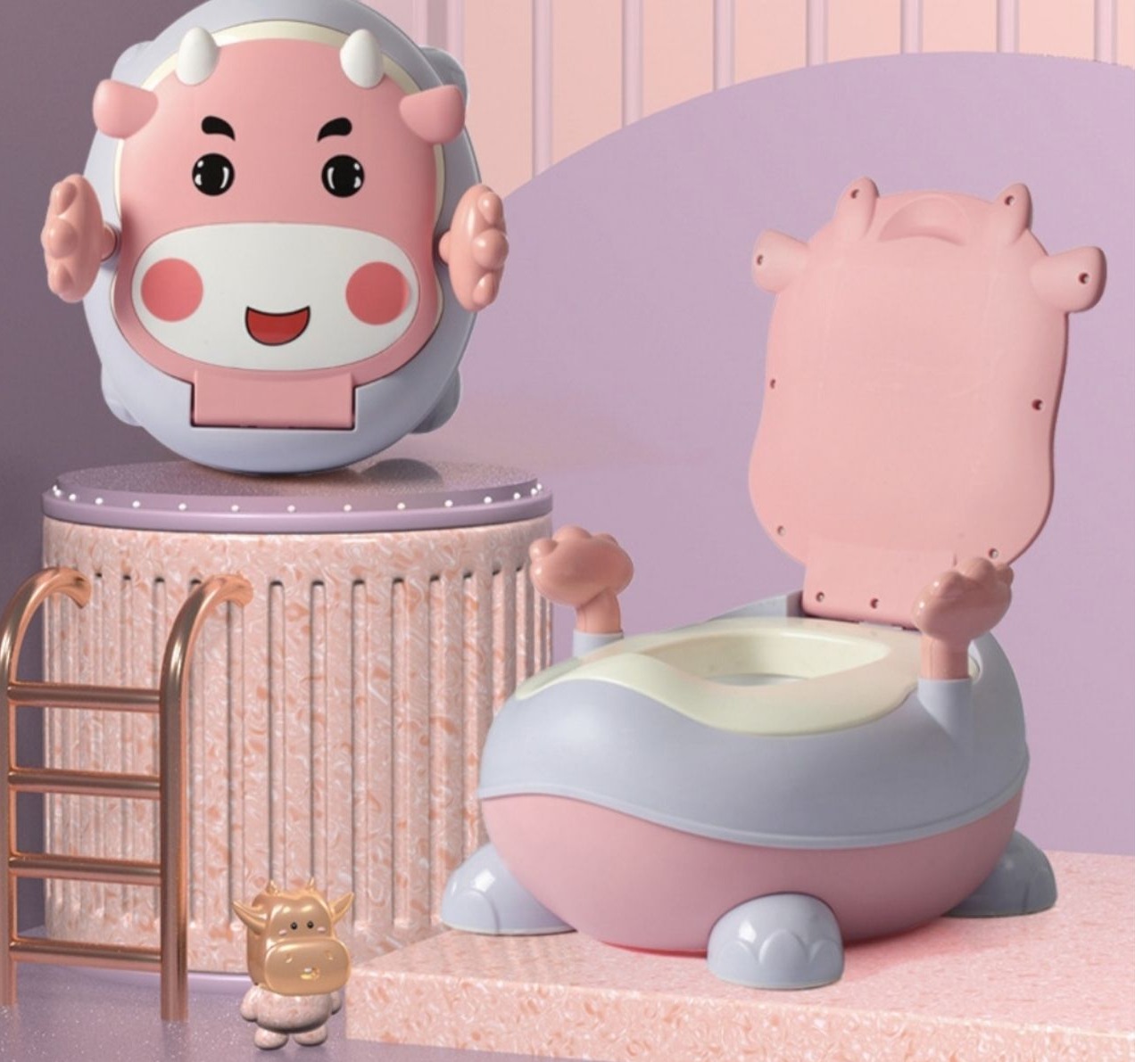 Boo noša za decu Kravica-Pink