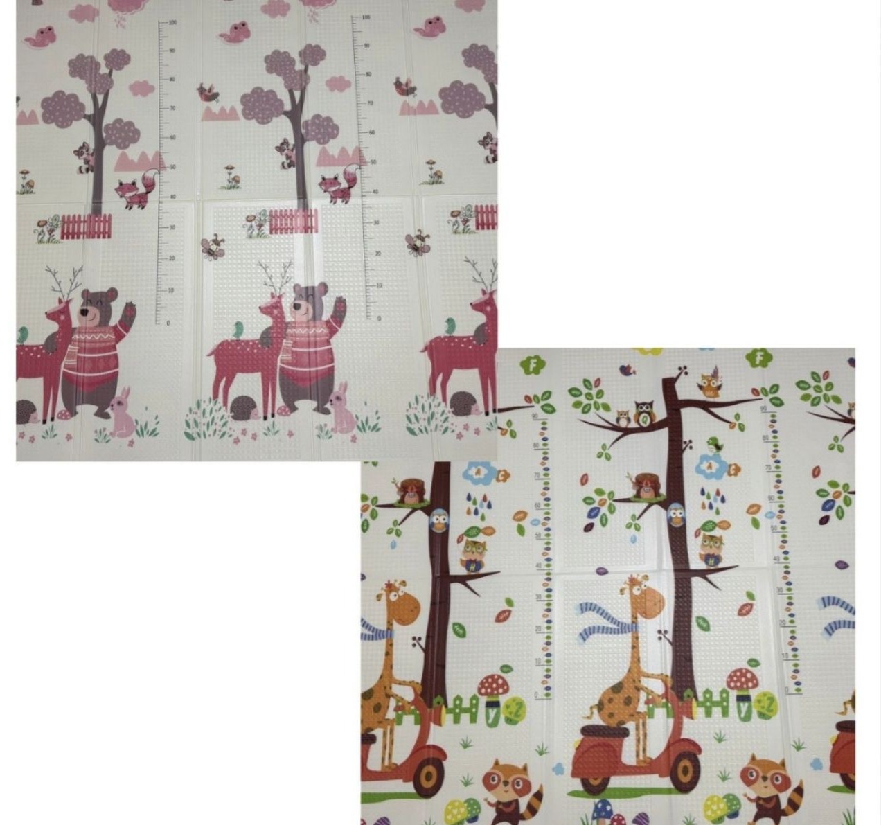 Boo sklopiva podloga za igru od pene sa dva lica 180x200x1cm