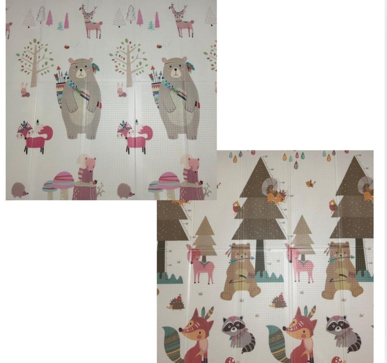Boo sklopiva podloga za igru od pene sa dva lica 180x200x1cm WB-014/016