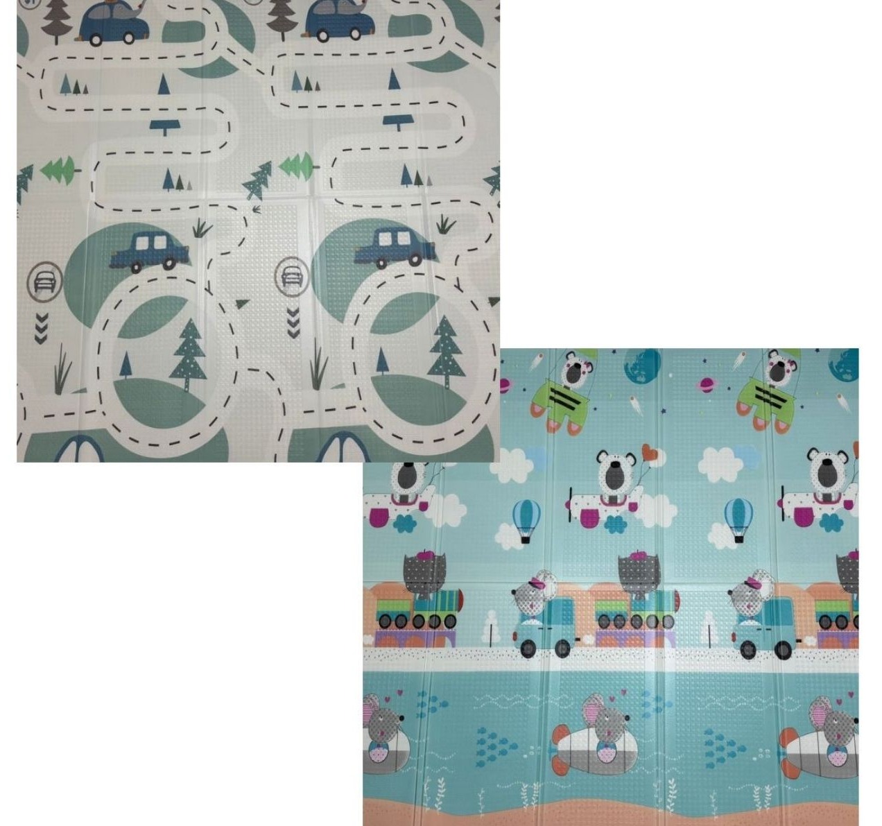Boo sklopiva podloga za igru od pene sa dva lica 180x200x1cm WB-027/029