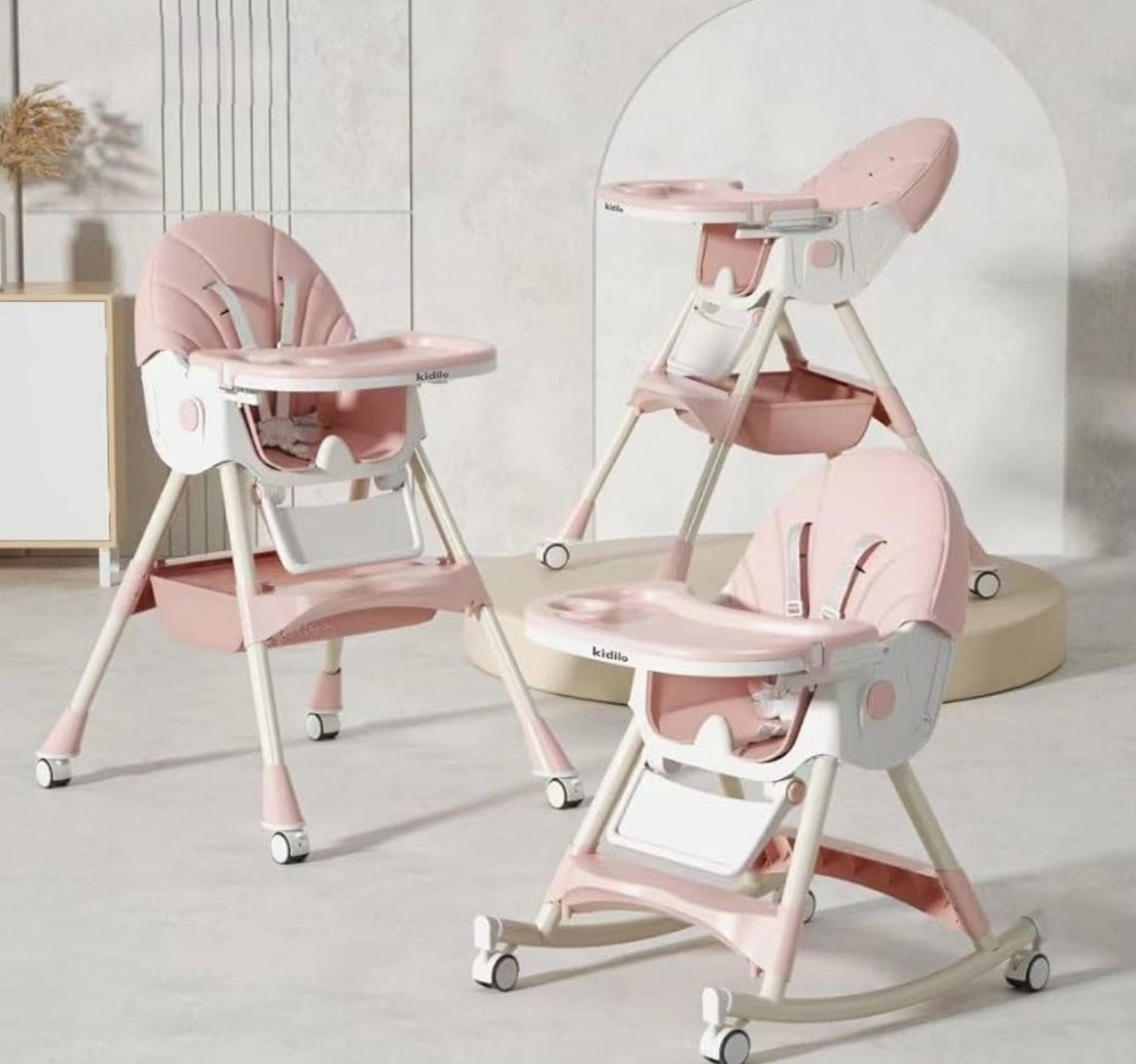Boo Kidilo hranilica za bebe 3u1 Pink