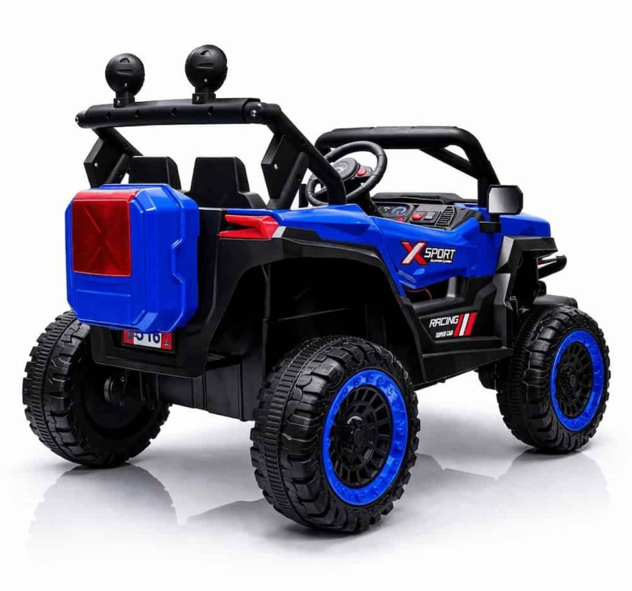 Džip za decu X-Sport Off-Road 4X4 Plavi zadnji trap