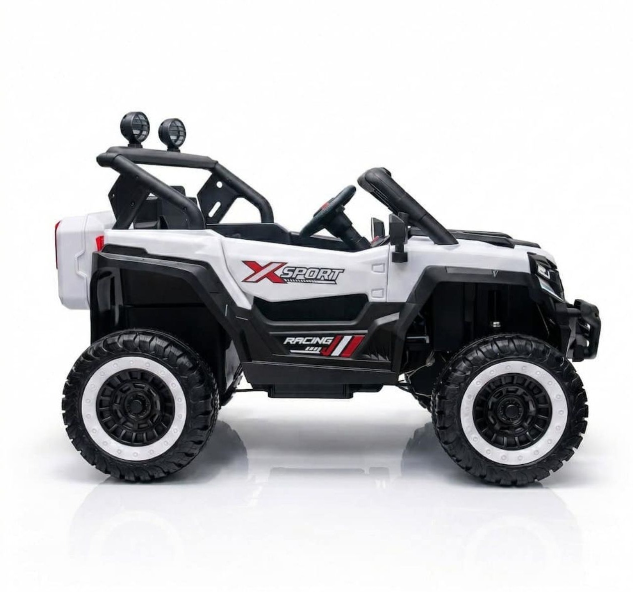 Džip za decu X-Sport Off-Road 4X4 Beli bocno