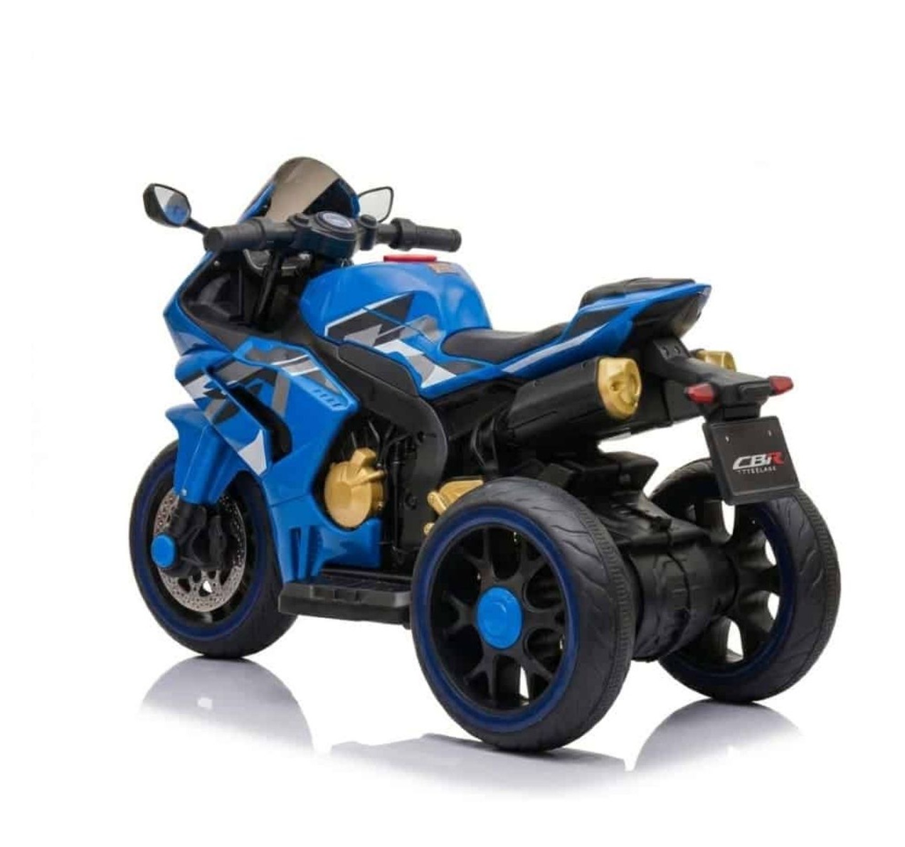 Sportino dečiji motor na akumulator na 3 točka Plavi sa 3 tocka-Happy kids