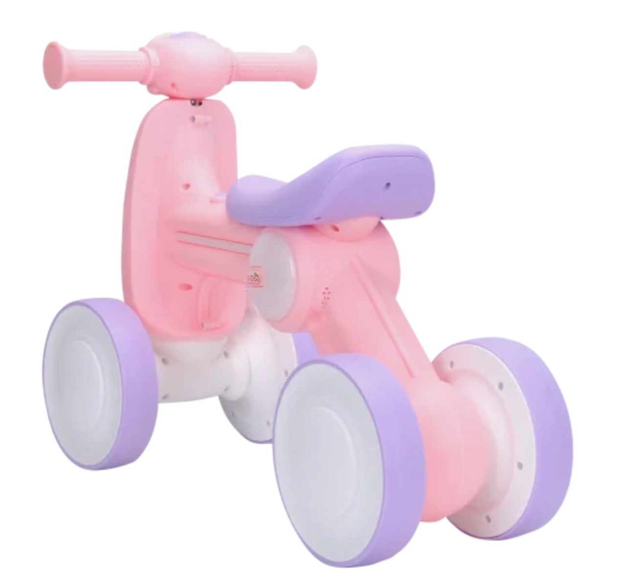 Bicikl bez pedala TS-601 Roze pogled sa strane-Happy kids