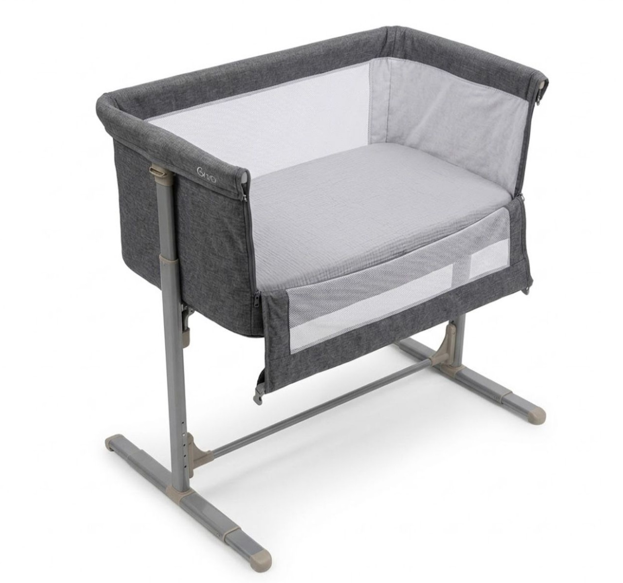 Only Zippy 1 kolevka za bebe do 9kg Dark Grey sa spustenom stranicom