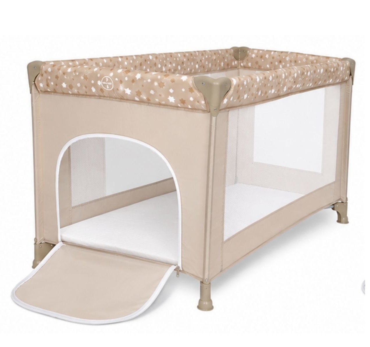 Only Zippy prenosivi krevetac Beige sa prozorom